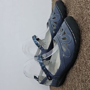 JBU Jambu Blue Wildflower Encore Mary Jane Shoes Sz 9 Womens